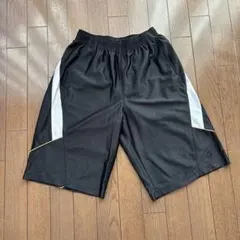 バスケットボールパンツ 黒 白 金のサムネイル