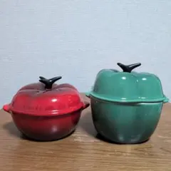 ル・クルーゼ　ミニココット　トマト　ピーマン
