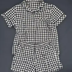 GU ギンガムチェック パジャマ セットアップ M