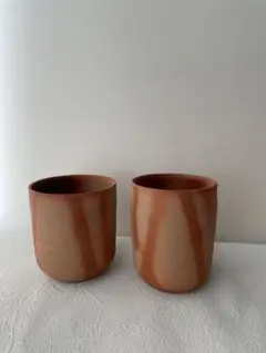 期間限定最終セール！備前焼 緋襷ひだすき茶器セット 楽天市場】緋襷 ひだすき 湯呑 径7cm×高9.5cm 2客セット 化粧箱