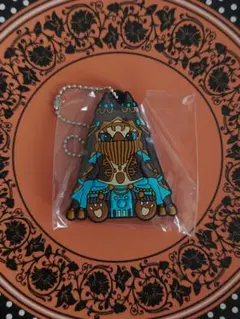 モンスターハンターワイルズ ぷっくりラバーキーホルダー シーウーネコ