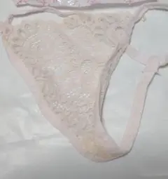 A*l様 セクシー Tバックショーツ ピンク&ベージュ色違いセット