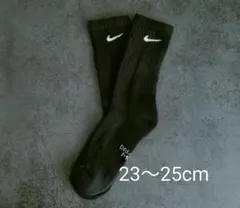 【正規品】NIKE ナイキ くつ下 靴下 ソックス 23〜25cm 黒1足のサムネイル