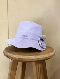 KP DECO ハット 帽子　花柄 ラベンダー　サイズ50のサムネイル