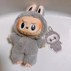 【正規品】POPMART ラブブ　マカロン　グレー