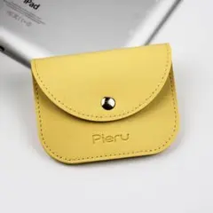 レディース コインケース イエロー キーホルダー カード 小銭 名刺 オシャレ