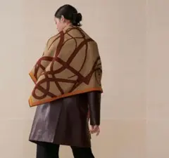 HERMES カシミヤシルク チェックポンチョ 2025年最新】エルメス ポンチョの人気アイテム - メルカリ