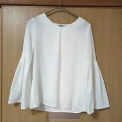 AZUL by moussy フレアスリーブ長袖シャツ