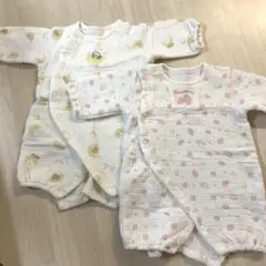 ベビー服／ロンパース2枚セット／60～70