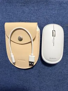 ELECOM M-TM15BBWH ホワイト マウス 本体 ➕ アクセサリー