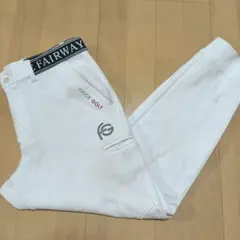 FICCE GOLF ジョガーパンツ ストレッチ L ホワイト 秋冬 ドン小西