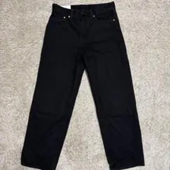 H&M メンズ ルーズフィット デニムパンツ ブラック 30のサムネイル