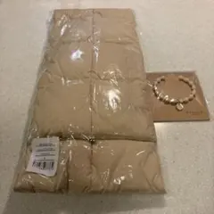 SUKALA オフホワイトマフラー ヘアゴムセット