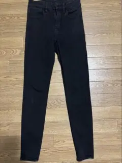 AMERICAN EAGLE ブラック スキニーデニム　サイズ2 色褪せデニム