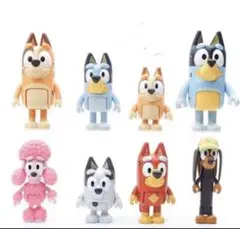 ブルーイ ミニフィギュア　8体セット