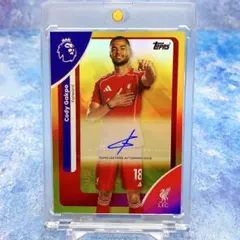 50シリ【コーディ・ガクポ】直筆サインカード　リバプール　TOPPS　EPL
