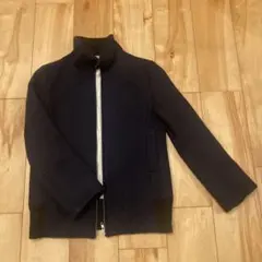 スナオクワハラ ネイビー ジップアップブルゾン レディースSサイズ