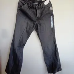 GU　フレアジーンズ　ダークグレー