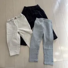 まとめ売り　ボトムス3枚 90〜95(MARKEY'S・petitmain)