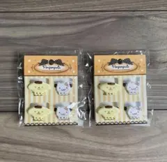 最終価格【新品 未開封】 ポムポムプリン　ミニヘアクリップ　4個×2セット