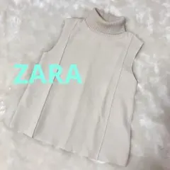 SALE美品ZARA *タートルネック＊ノースリーブニット**