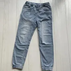 H&M デニムパンツ　ライトブルー