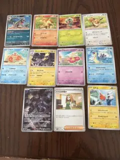 ポケモンカード　11枚　ミュウツー　ストリンダー　イーブイ他
