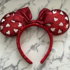 東京ディズニーリゾート 赤いハートカチューシャ