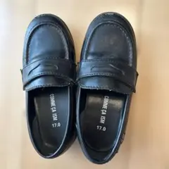 ブラック ローファー 17.0 COMME CA ISM コムサイズム　黒