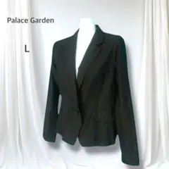 極美品 Palace Garden 黒 テーラードジャケット L フォーマル