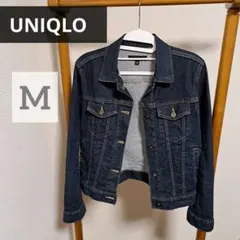 UNIQLO ユニクロ デニムジャケット インディゴ ダークブルー Mサイズ