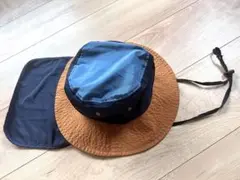 BREEZE キッズ 日よけ付きハット 帽子 56cm
