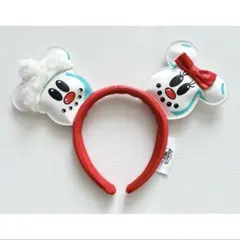 【訳アリ】海外限定★ディズニーパークス ミッキー＆ミニー クリスマスカチューシャ