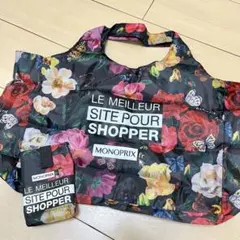モノプリ エコバッグ ナタリーレテ 花柄 monoprix フランス パリ