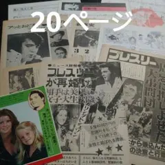 Elvis Presley エルビス・プレスリー 切り抜き