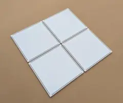 USMハラー用パーツ 中間パネル 板 33.5x33.5cm 部品 白 4枚のサムネイル
