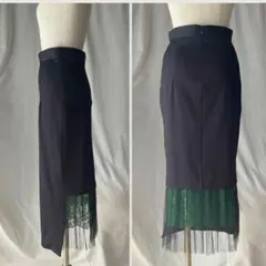 TaroHoriuchi Black Tulle Pencil Skirtのサムネイル