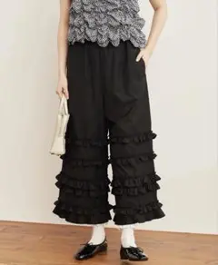 fig L ondon _DECO pants ブラック　F