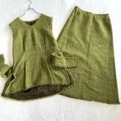 合馬公式アカウント1様専用インゲボルグ ツイード セットアップ M 9号