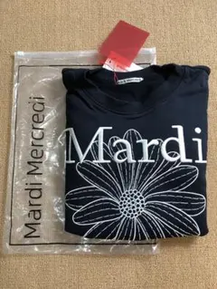 マルディメクルディ Mardi Mercredi 刺繍スウェット ネイビー