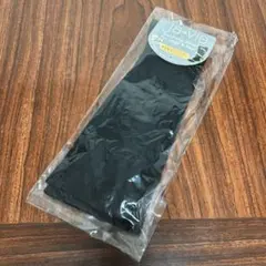 ジャヴィ　綿混着圧ハイソックス ブラック 23-25cm