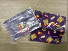 マクドナルド CHUMS ジッパーポーチ クリーナークロスのサムネイル