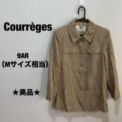 ★美品★ Courrèges クレージュ　テーラードジャケット 9AR ベージュのサムネイル