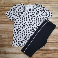 新品 未使用 Tシャツ レギンス セットアップ 上下 女の子 130