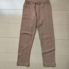 キッズレギンス 130cm　ベージュ