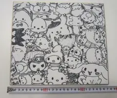 一点物 サンリオ 手描きイラスト 色紙 全員集合