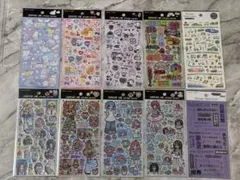 セリア　シール　まとめ売り　10枚セット　平成　ギャル