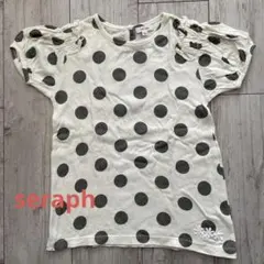 【seraph】140 ドット柄Tシャツ　セラフ