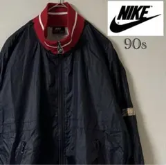 90s NIKE（ナイキ）ナイロンジャケット/M/ブラック