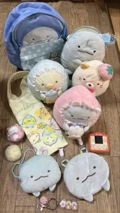 【美品】すみっコぐらし12点セット　ぬいぐるみ リュック ゲーム キーホルダー他